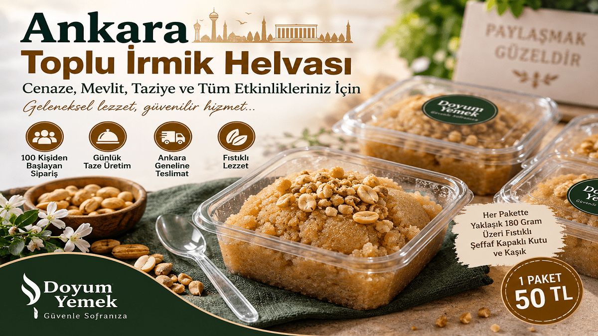 Ankara Toplu İrmik Helvası